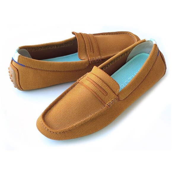 ROTHYS Driver Size 11 Cognac Loafers Vegan Womens 11 *PRIMO* - Picture 13 of 13
